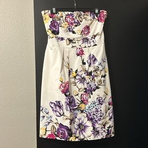 White House Black Market Strapless Dress